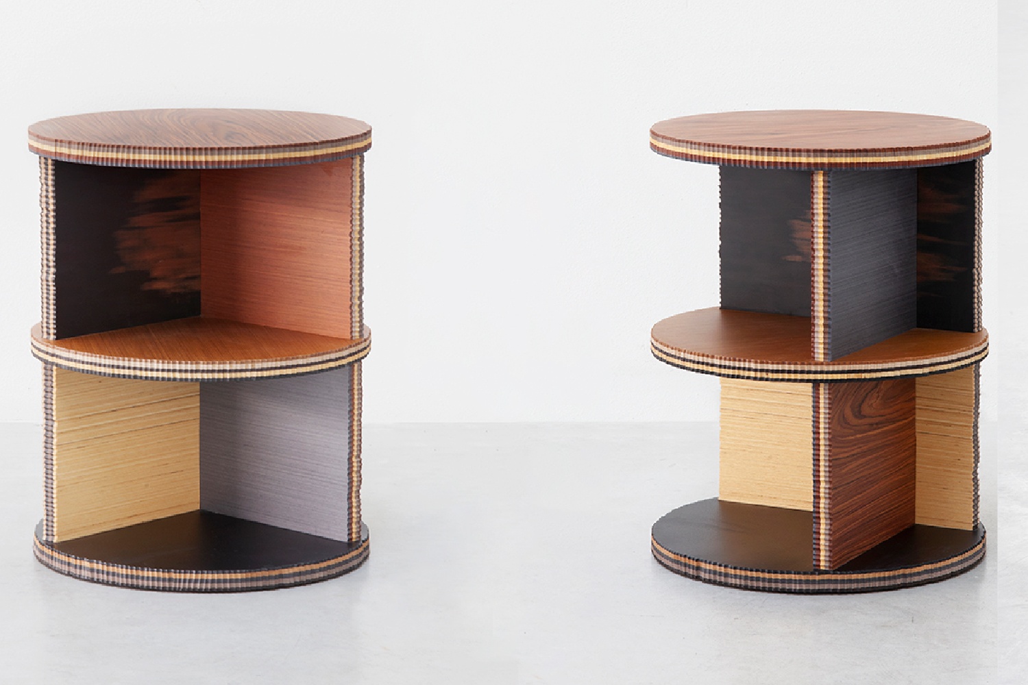 Il legno di recupero ALPI nella nuova collezione di tavoli “George”,  progettati da Marco Campardo per la SEEDS London Gallery