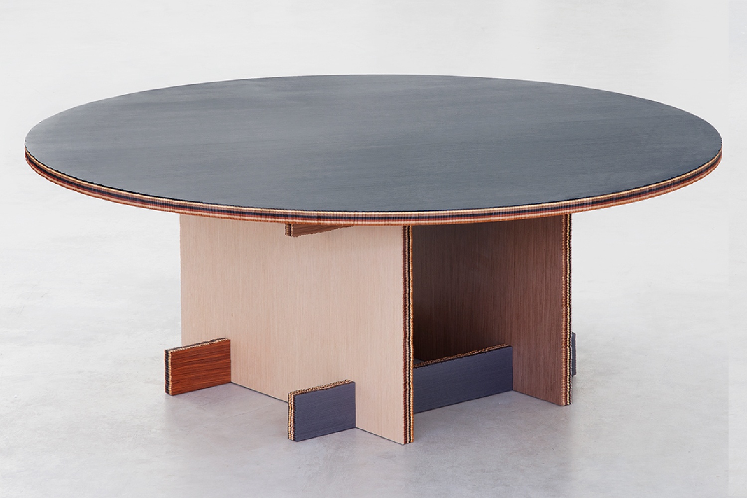 ALPI reclaimed wood in the new “George” collection of tables designed by Marco Campardo for SEEDS London Gallery