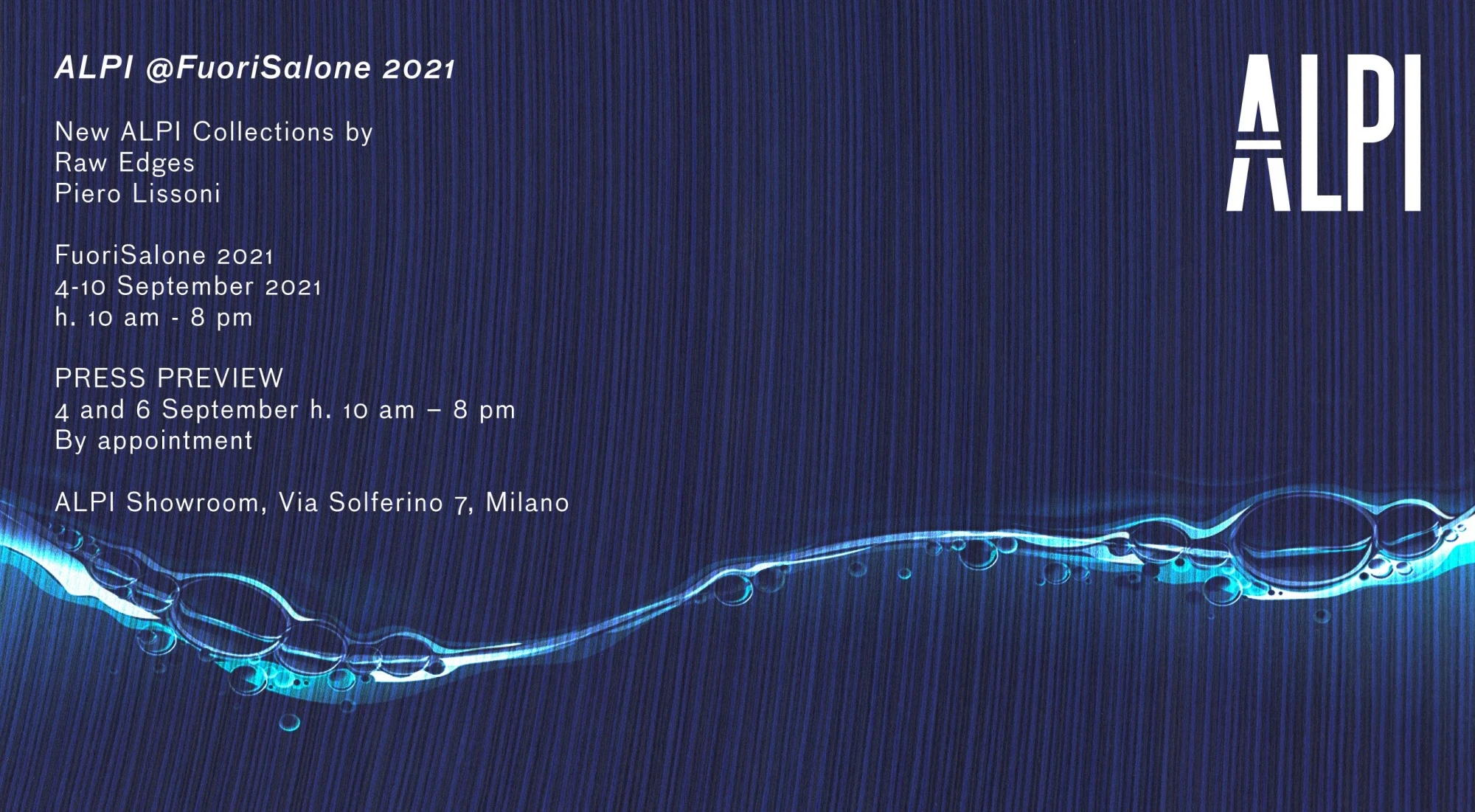 ALPI @FUORISALONE 2021