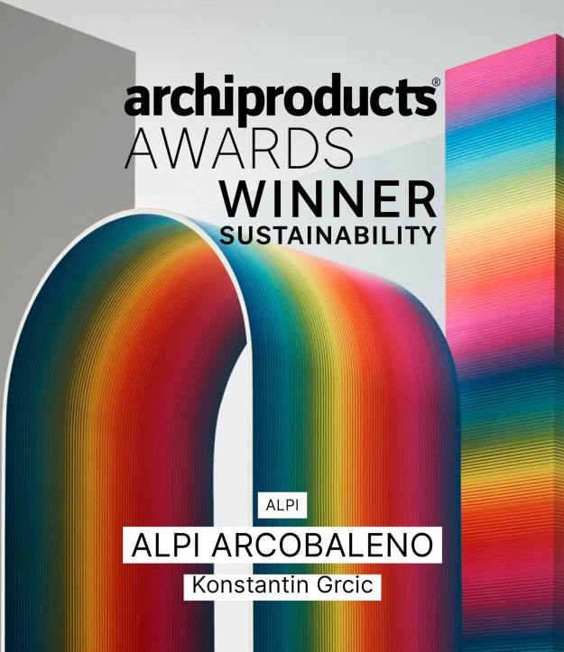 ALPI Arcobaleno by Konstantin Grcic trionfa agli Archiproducts Awards 2023